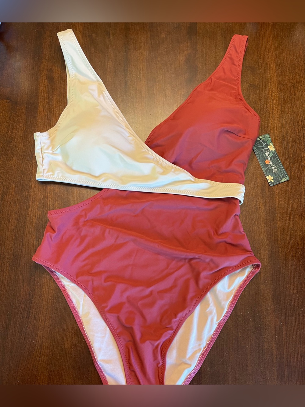 NWT Blooming Jelly One Piece Cut Out Swimsuit